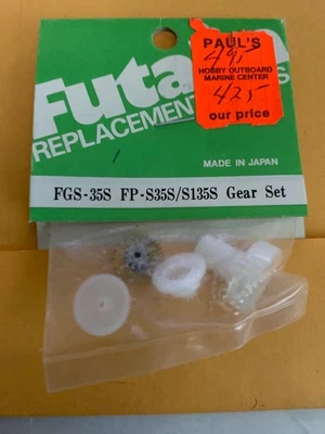 Futaba FP-S35S S135S Servo Gear Set 4 Gears Part #FGS-35S New Old Stock - Image 1 of 4