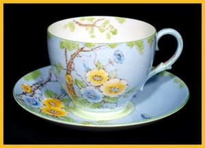 Royal Paragon Floral Cup & Saucer - Cica 1933 - 1934 - Picture 1 of 1