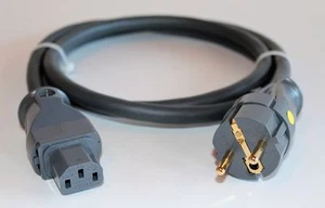 Supra Cables LoRad SPC 2.5 Silver CS EU  Anniversary Edition Netzkabel 1,5m - Picture 1 of 3