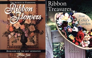 2 BOOKS FAYE LABANARIS  HELEN GIBB RIBBON FLOWERS & RIBBON TREASURES VERY GOOD - Foto 1 di 1