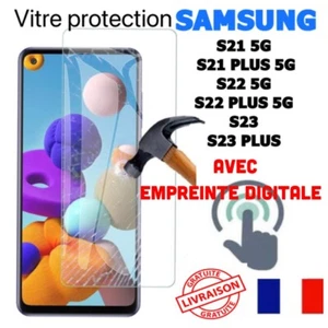 Vitre Verre Trempé Film Protection écran Samsung S21 S21 PLUS S22 S23 PLUS - Imagen 1 de 16