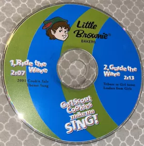 Little Brownie Bakers Girl Scout Galletas ¡Hazme Cantar! CD temático Cookie Sale 2001 - Imagen 1 de 2
