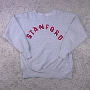 Vintage Stanford Sweatshirt Mens XL Crew Neck Patch Logo Desert Sportswear USA - Picture 1 of 11