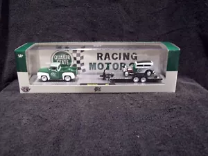 M2 Machines Auto Haulers Quaker State 1956 Ford F-100 & 1932 Ford Tudor Sedan. - Picture 1 of 5