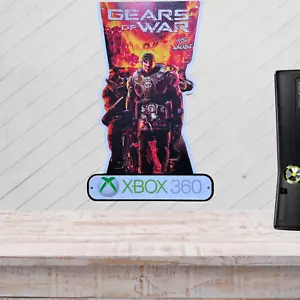 Gears of War Xbox 360 Metal Sign Display man cave bar game room wall decor 16'' - Picture 1 of 3