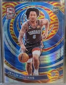 2022-23 Panini Spectra Rookies Jaylin Williams #191 Rookie RC