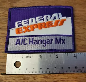 Parche uniforme bordado Federal Express vintage aire acondicionado hangar Mx 4" x 2,75" - Imagen 1 de 4
