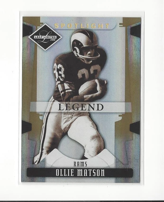 2008 Leaf Limited Gold Spotlight #166 Ollie Matson Rams /49 - Image 1 of 1
