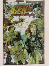 GEN 13 #1 Image Comics J Scott Campbell Chromium Puzzle Variant SIGNED JIM LEE
