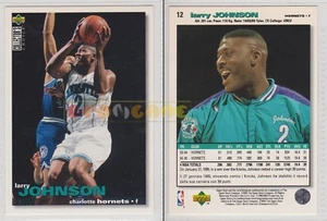 NBA UPPER DECK 1995/96 - Larry Johnson # 12 - Hornets - Ita/Eng - MINT - Foto 1 di 1
