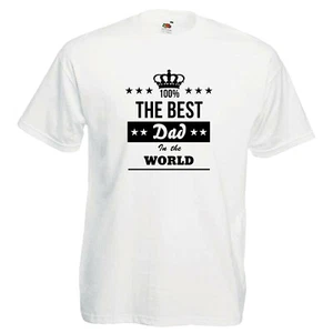 Der beste Papa der Welt T-Shirt Vatertag Tshirt Geschenke für Papa Papa Vater - Bild 1 von 2