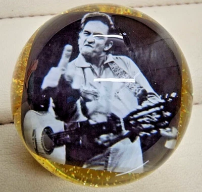 Johnny Cash Vintage Custom Shift Knob rat fink trucker Hot Rod,Rat Rod, Mooneyes - Image 1 of 4
