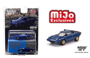 1/64 Mini GT Lancia Stratos HF Stradale Bleu Vincennes LHD Diecast Car MGT00411 - Picture 1 of 1