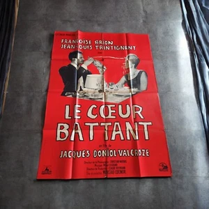 Affiche originale 1962 Le cœur battant 60x80 cm Françoise Brion - Photo 1/1