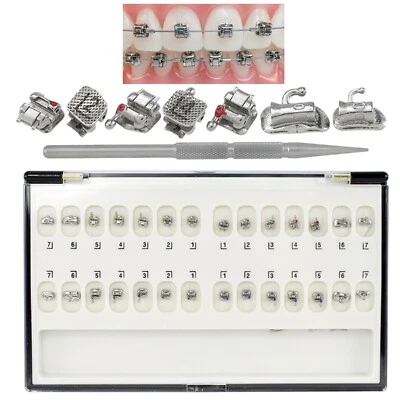 Ormco Damon Q ортодонтический самолигирующийся кронштейн скоба щечная трубка MBT 022 345 Вт/ч - Изображение 1 из 4