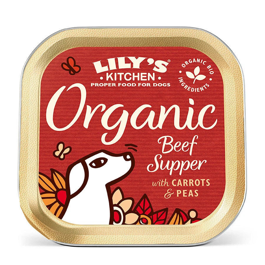 Lily's Kitchen Organic Wet Dog Food Beef Supper - 150g - Bild 1 von 1