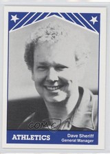 1983 TCMA Idaho Falls Athletics Dave Sheriff #34