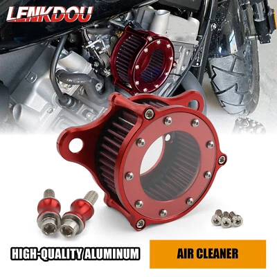 Mini filtro de admisión de filtro de aire transparente para Harley Sportster Forty Eight Iron XL883 Foto 1 de 4