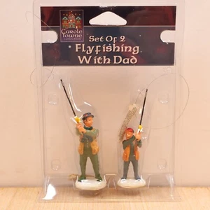 2001 Carole Towne Collection Fliegenfischen mit Papa Set 2 Miniatur Figuren - Bild 1 von 3