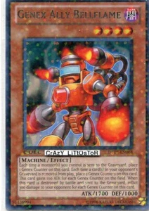 3 X YU-GI-OH GENEX ALLY BELLFLAME DUEL TERMINAL SILVER RARE N/MINT DT04-EN068 - Picture 1 of 1