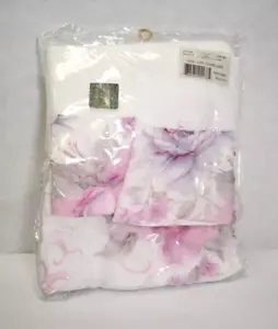 Popular Bath New York Michelle Lilac 3 Piece Towel Set 100% Cotton Machine Wash - Picture 1 of 6