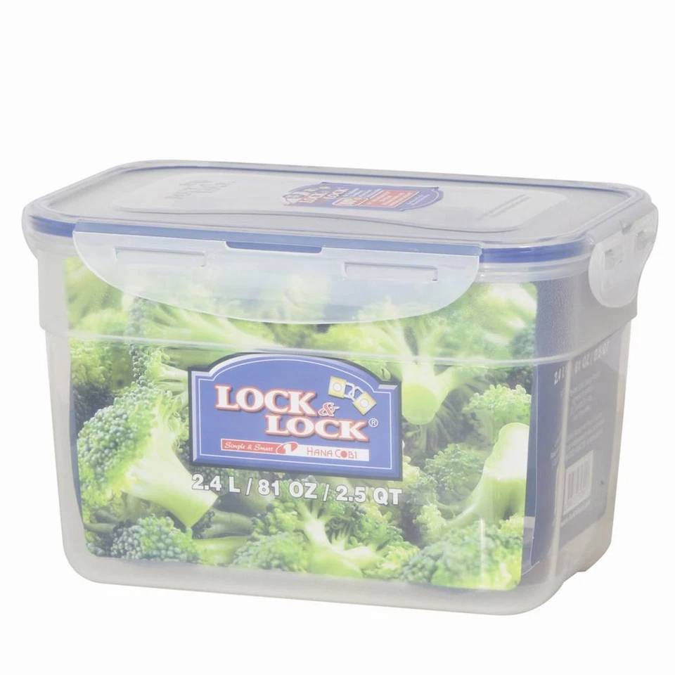 Contenitore Per Alimenti Rectangolare Lock&lock 2,4L Contenitori Per La Cucina - Immagine 1 di 1