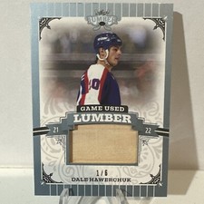 2021-22 Leaf Lumber Hockey Game Used Lumber Dale Hawerchuk SP 1/6 #GUL-DH2
