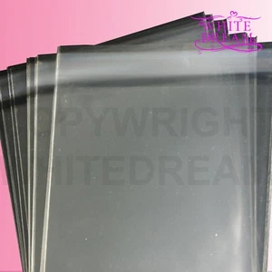 Clear Cello Card Bags | Cellophane Display Bag for Cards & Photos | FREE UK POST - Picture 1 of 1