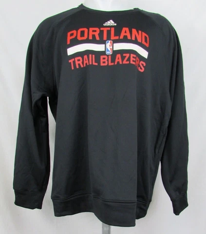 Portland Trail Blazers Men's Climawarm Sweatshirt NBA Adidas Flawed Cover