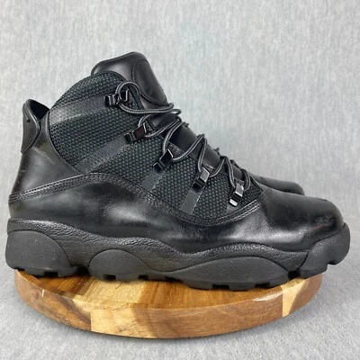 Nike Air Jordan 6 Rings Winterized Shoes Mens Size 9 Black Sneakers Boots - Image 1 of 4