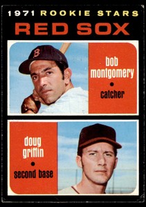 1971 Red Sox Rookies - Bob Montgomery/Doug Griffin #176 RC Boston Red Sox VG-EX
