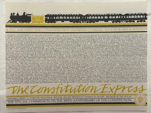 1980 The Constitution Express Boston Massachusetts Train Railroad Bicentennial - Bild 1 von 1