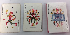 Tarjetas de juego de colección comodines baraja sin abrir bambú sello alemán EE. UU. Int Rev Hallmrk - Imagen 1 de 4