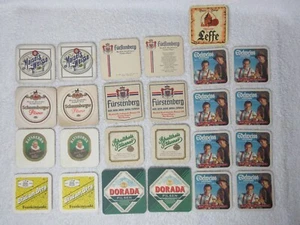 Collection of 25 Assorted Foreign Beer Mats - Foto 1 di 21