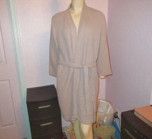 Parachute Cloud Cotton Robe Size S Pockets Muslin Gauze Relaxed Short Luxe Spa - Picture 1 of 10
