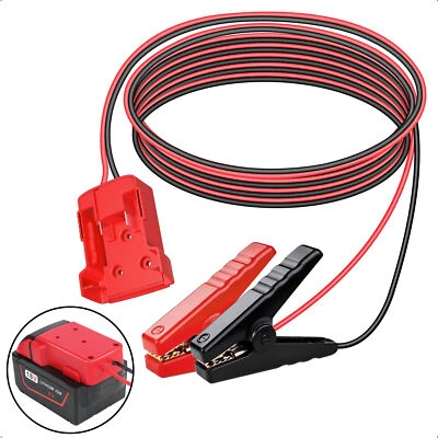 For Milwaukee M18 Power Battery Jumper Starter Jump Kit 12AWG Auto Booster Cable