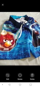 Star Wars Angry Birds Boys Blue Swim Trunks Mesh Lining Youth M Medium - Picture 1 of 3