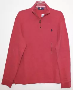 Polo Ralph Lauren Herren Gr. XL Flammenrot Baumwolle 1/2 Zip Pullover Neu mit Etikett Gr. XL - Bild 1 von 4
