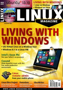LINUX #158 12/2013 LIVING WITH WINDOWS + DVD UBUNTU 13.10 SAUCY SALAMANDER @NEW@ - Imagen 1 de 2
