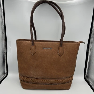 Montana West Concealed Carry Handbag Tote Brown Large VGC Smoke Free Home - Image 1 of 4