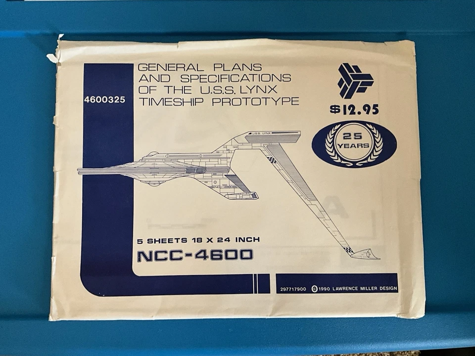 Planes generales y especificaciones del prototipo de envío temporal USS.S.LYNX Foto 1 de 1