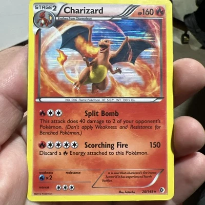 Charizard 20/149 Holographic Rare Boundaries Crossed Pokemon TCG Near Mint - Image 1 of 3