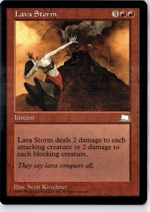 Lava Storm Weatherlight Regular Magic: The Gathering Scott Kirchner NM - Picture 1 of 2
