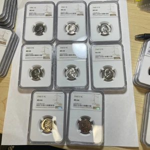 Wholesale Lot Of 26 Jefferson Nickels NGC Graded MS65-MS66 - $856 Wholesale Bid - Picture 1 of 5