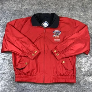 Vintage Florida Panthers Gr. L rot gefüttert Full Zip Jacke 96 Conference Champs NHL - Bild 1 von 16