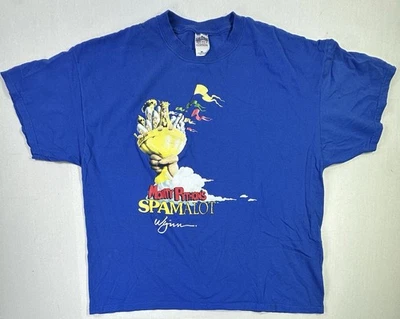 Camiseta Monty Python’s Spamalot Azul 2XL Wynn Las Vegas Comedia Musical Foto 1 de 4
