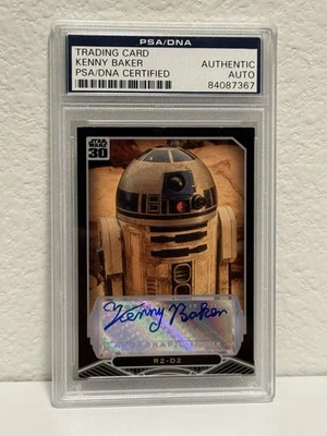 2007 Topps Star Wars 30th Anniversary - KENNY BAKER as R2-D2 AUTOGRAPH - PSA/DNA - Image 1 of 4
