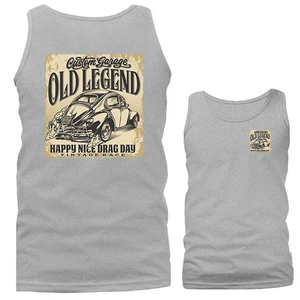 Old Legend Hot Rod Classic Vintage Custom Vehicle Car Automobile Tank Top - Picture 1 of 8