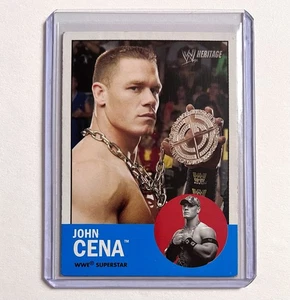 John Cena 2006 Topps WWE Heritage II Tin Lid Bonus Card #TLB1 Image Variation - Picture 1 of 5
