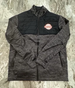 ATLANTA HAWKS NBA Unisex ERWACHSENE SMALL schwarz grau Reißverschluss Mitglied Thermojacke - Bild 1 von 15